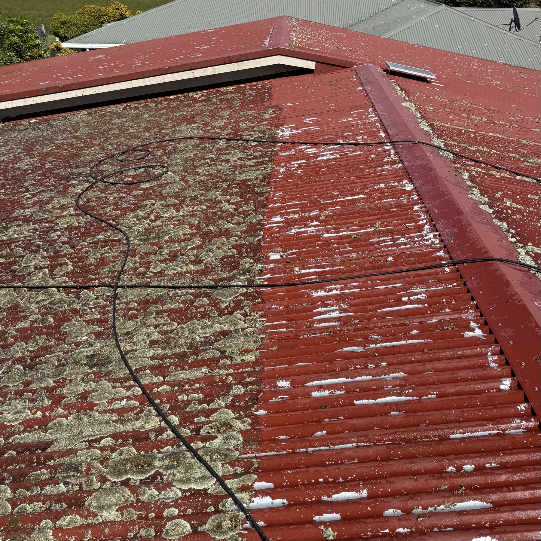 Roof before respray