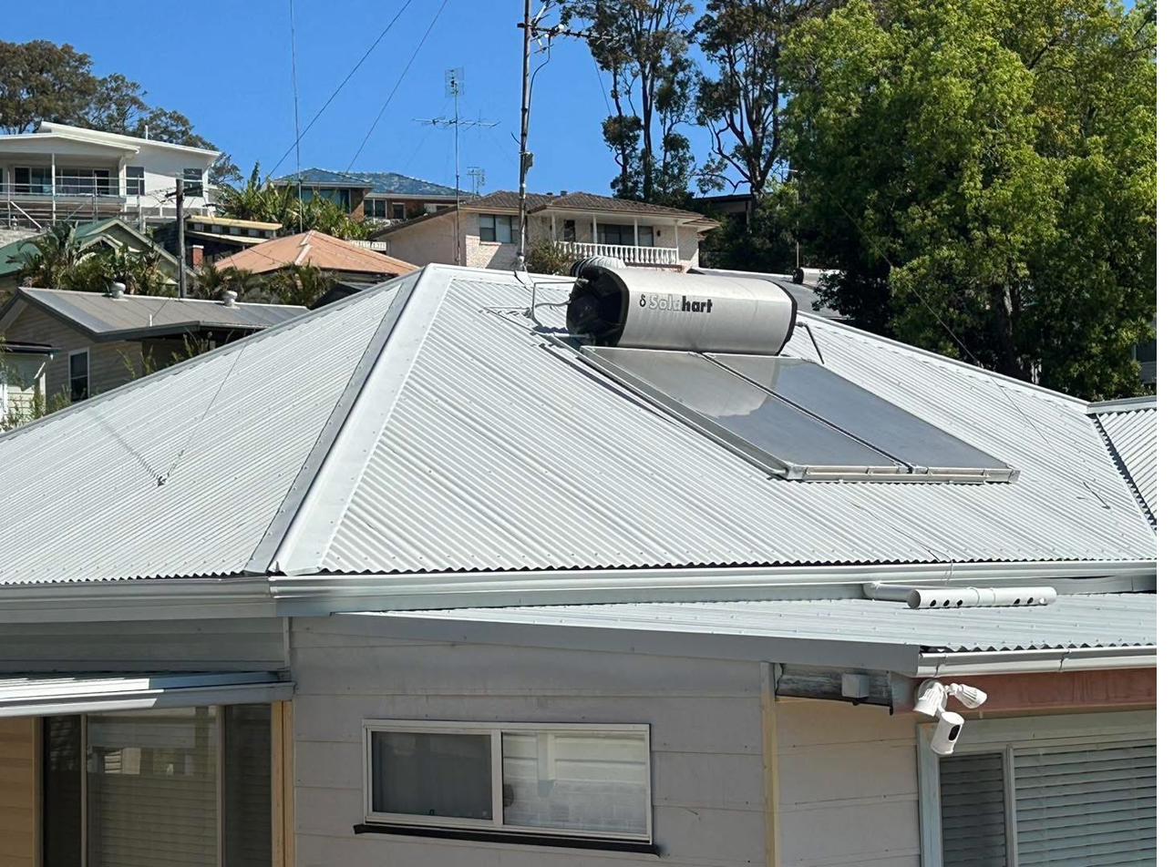 Roof after respray