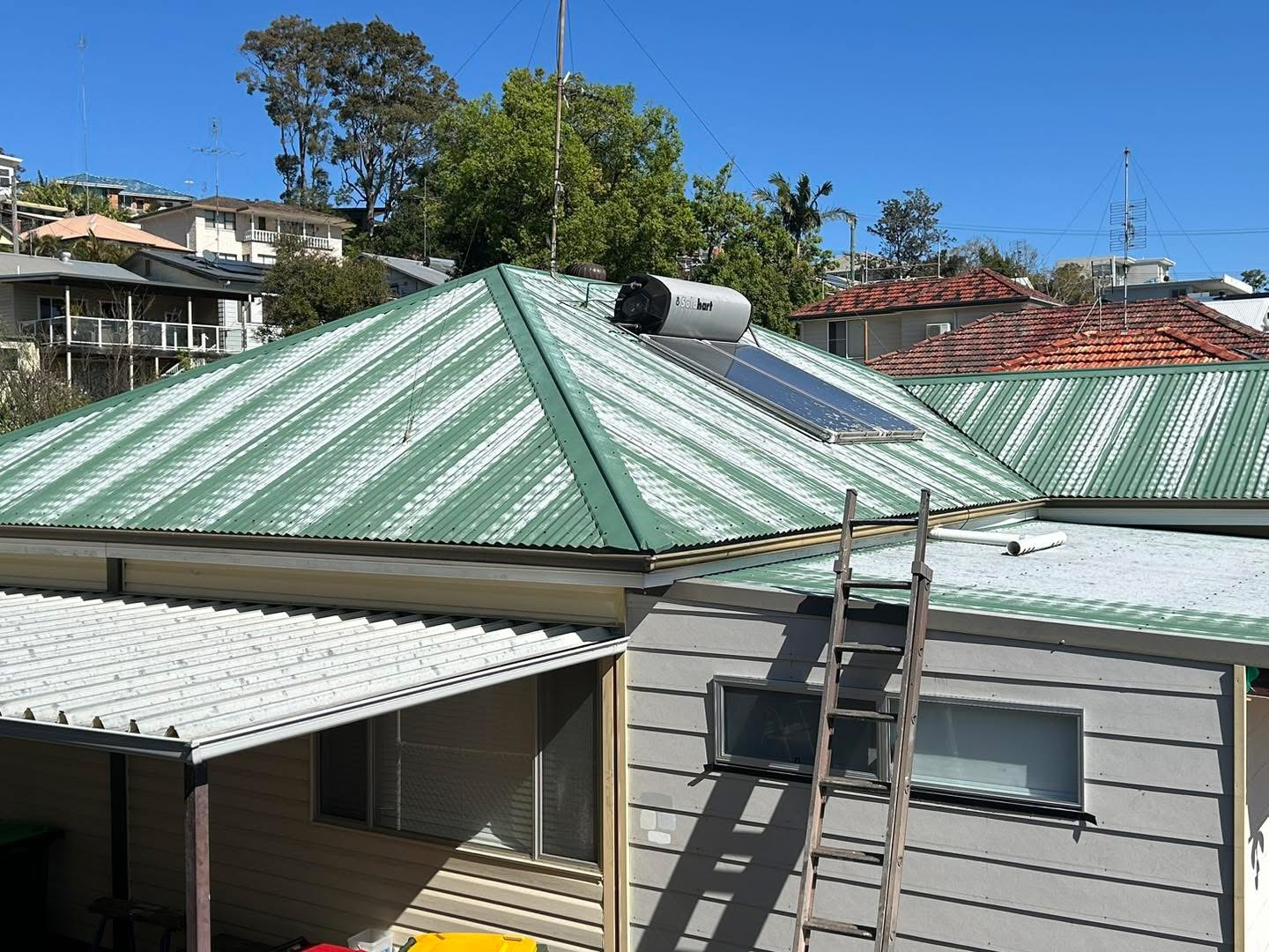 Roof before respray